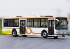 1:42 Scale White-Orange Diecast Sunwin 6116HG City Bus Model