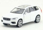 1:36 Scale Kids White / Blue Welly Diecast Volvo XC90 Toy