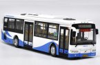 White 1:43 Scale Die-Cast Sunwin ShangHai City Bus Model