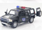 Kids White / Black 1:32 Diecast Hummer H3 Toy