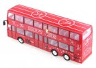 Happy Bus Theme Red Kids Plastic Double Decker Bus Toy