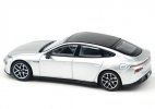 Silver / Green 1:64 Scale Diecast Xpeng P7i Model