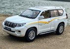 Black / White 1:24 Scale Diecast Toyota Land Cruiser Prado Toy