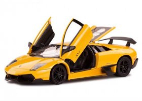 Yellow / Orange 1:24 Scale Diecast Lamborghini Murcielago Model