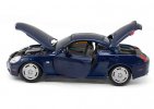 Silver / Deep Blue 1:18 Scale Bburago Diecast Lexus SC430 Model