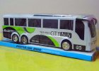 1:24 Large Scale Plastics Red / Blue Kids City Bus Toy