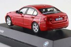 1:43 Scale Red / White / Gray Diecast BMW 3 Series Model