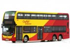 1:76 Red-Yellow Diecast ADL Enviro 500 Double Decker Bus Model