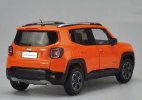 White / Orange / Red / Gray 1:18 Diecast Jeep Renegade Model