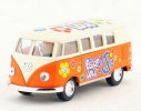 Yellow / Red /Orange /Blue Kids Die-cast 1962 VW T1 Bus Toy