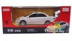 Kids Red / White 1:24 Scale R/C Toyota Corolla Toy