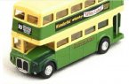 1:43 Scale Light Green Kids London Double Decker Bus Toy