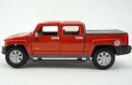 Black / Red 1:26 Diecast 2009 Hummer H3T Pickup Truck Model