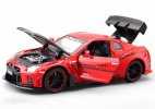 Black / White / Red 1:32 Scale Kids Diecast Nissan GT-R R35 Toy