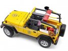 1:18 Red / Yellow Maisto Diecast Jeep Wrangler Rubicon Model