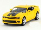 Kids 1:38 Gray / Red / White / Yellow Diecast Chevrolet Camaro