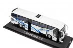 White 1:36 Scale Diecast BYD C9 Pure Electric Bus Model