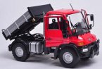 Red / Yellow 1:24 Welly MERCEDES-BENZ Unimog U400 Dump Truck