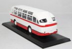 White-Red 1:43 Scale Die-Cast Soviet Union LAZ-695E Bus Model