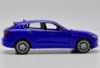 Blue 1:36 Scale Welly Kids Diecast Maserati Levante SUV Toy