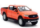 1:27 Scale Blue / Orange Maisto Diecast 2019 Ford Ranger Model