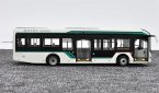 1:50 Scale White Diecast Sunwin iEV12 City Bus Model