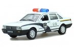 1:32 Scale Kids White Police Diecast VW Santana Toy