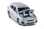 1:63 Kids Silver NO.78 Tomy Tomica Diecast Subaru Impreza Toy