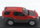 Red-Black 1:43 Scale NOREV Diecast 1997 Isuzu Vehicross Model