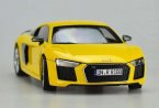 1:18 Scale Yellow / Gray Diecast Audi R8 V10 Plus Model