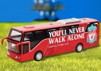Red Liverpool F.C. Painting Kids Diecast Coach Bus Toy