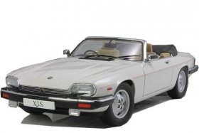 White 1:18 Scale Autoart Diecast Jaguar XJ-S Convertible Model