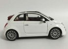 1:24 Scale White Motorama Diecast FIAT 500 Model