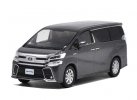 Gray / White / Black / Blue 1:30 Diecast Toyota Vellfire Model