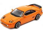 1:64 Scale Orange Diecast Toyota MR-2 Model