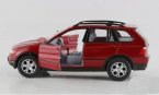 Wine Red / Black / Blue 1:36 Scale Kids Diecast BMW X5 Toy