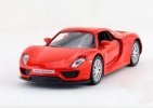 Black / White /Red / Blue / Gray Diecast Porsche 918 Spyder Toy