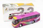 Purple Tiny Keung Kee Tour Diecast Isuzu Coach Bus Toy