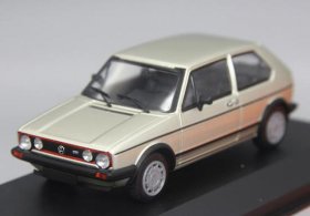 Black / Champagne 1:43 Minichamps Diecast VW Golf GTI Model