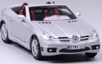 Black / Silver 1:24 Scale Diecast Mercedes-Benz SLK55 AMG Model