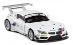 Kids White / Black 1:32 Scale Diecast BMW Z4 GT3 Toy