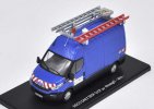 1:43 Scale Blue Eligor Diecast Iveco DAILY Van Model