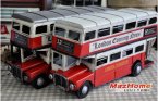 Medium Scale Red 1905 London Evening News Double Decker Bus