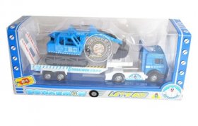 Kids White-Blue Doraemon Theme Tow Truck Toy