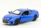 Kids Blue / White 1:36 Scale Welly Diecast Lexus RC F Toy