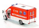 White-Red SIKU 2108 Diecast Mercedes-Benz Ambulance Van Toy