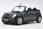 1:18 Scale Red / Dark Green Welly Diecast Mini Cooper S Model