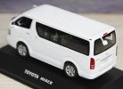 White 1:43 Scale J-collection Diecast Toyota HIACE Model