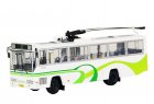 White 1:76 SK5105GP NO.8 Diecast Shanghai Trolley Bus Model