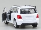 White / Red 1:36 Welly Diecast Mercedes Benz GLK350 SUV Toy